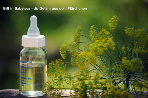 Gift in Babytees die Gefahr aus dem Fläschchen