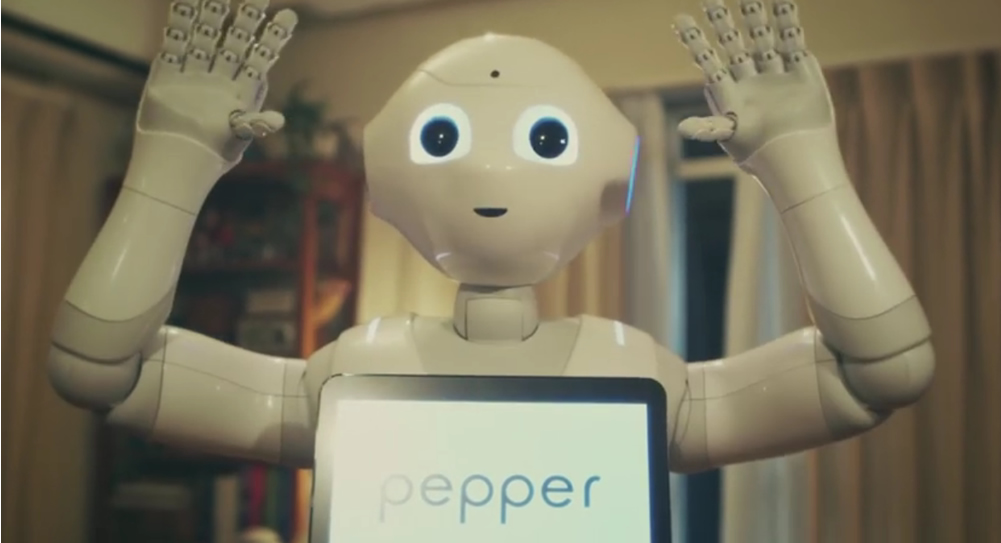 Humanoider Roboter mit Gefühlen