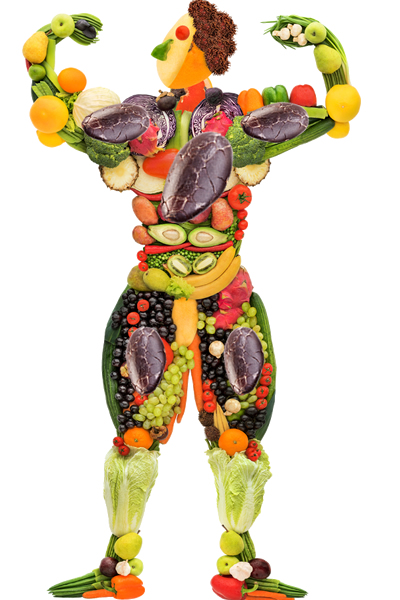 roher Kakao in die Ernährung