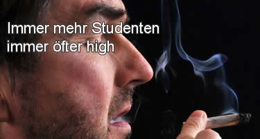 Immer mehr Studenten immer öfter high