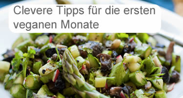 Tipps für die ersten veganen Monate