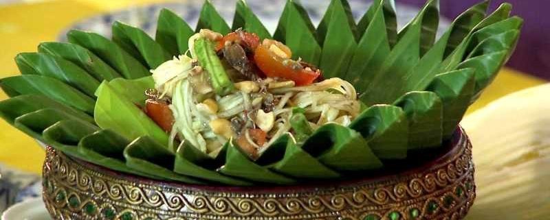 Grüner Papaya-Salat (Som-Tam)