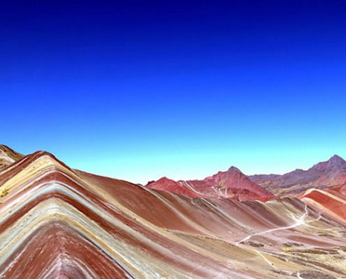 Vinicunca in Peru, der Berg mit den sieben Farben