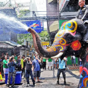 Das thailändische Neujahrsfest Songkran
