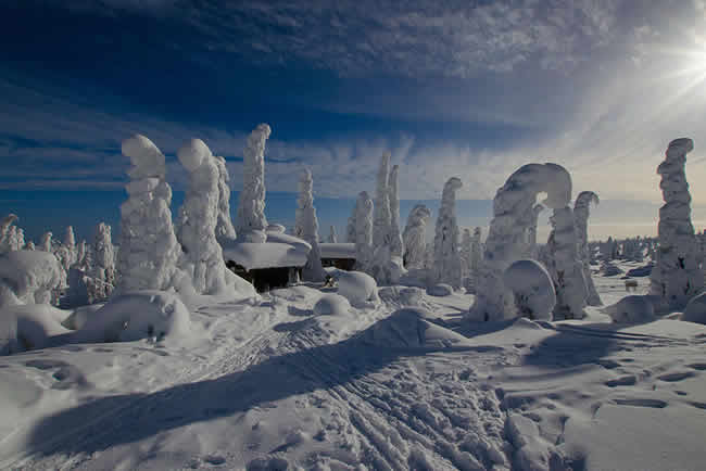 Posio, Winterlandschaft