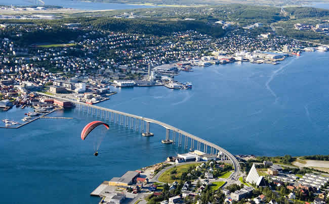 Tromsø, Aussicht vom Storsteinen