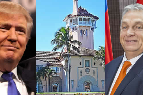 Orban preist Trump in Mar-a-Lago als „Präsident des Friedens“