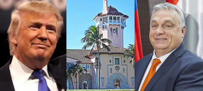 Orban preist Trump in Mar-a-Lago als „Präsident des Friedens“