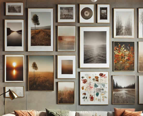 Wandgestaltung: wie Bilder die Wohnatmosphäre beeinflussen