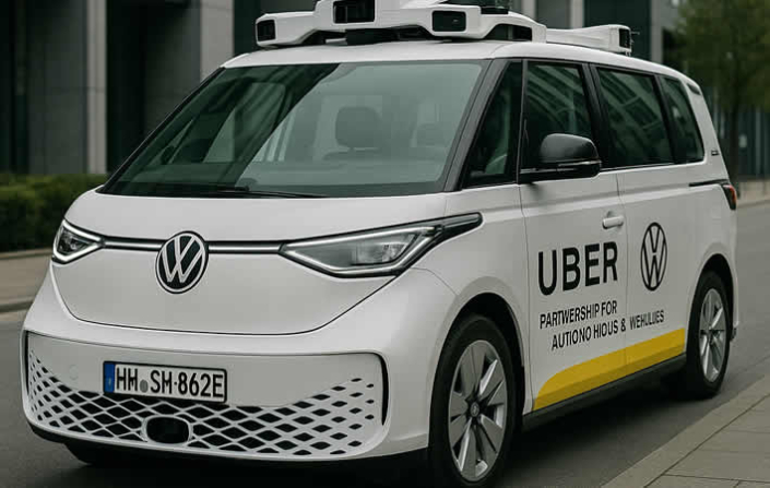 Volkswagen und Uber starten Partnerschaft für autonome E-Fahrzeuge