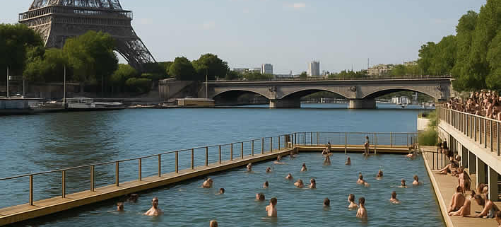 Pariser Sommertraum: Die Rückkehr des Badens in der Seine