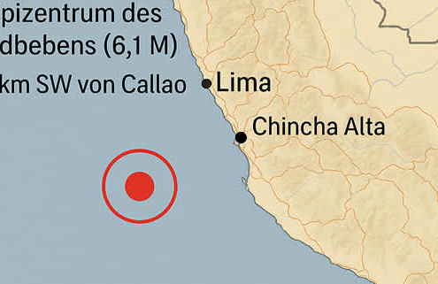 Starkes Erdbeben erschüttert Callao – Region Lima erlebt Erdstöße der Stärke 6,1