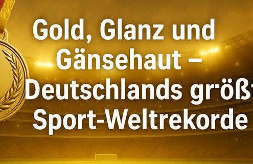 Gold, Glanz und Gänsehaut – Deutschlands größte Sport-Weltrekorde