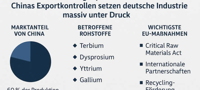 Chinas Rohstoffpolitik bringt deutsche Wirtschaft in Bedrängnis