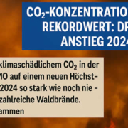 CO₂-Konzentration erreicht Rekordwert: Dramatischer Anstieg 2024 laut WMO