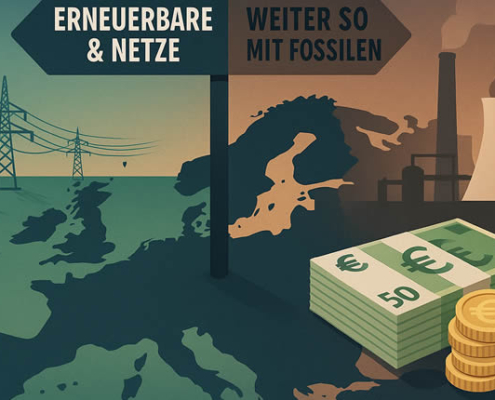 Europa, entscheide dich: Warum ein erneuerbares Energiesystem billiger ist – und sicherer