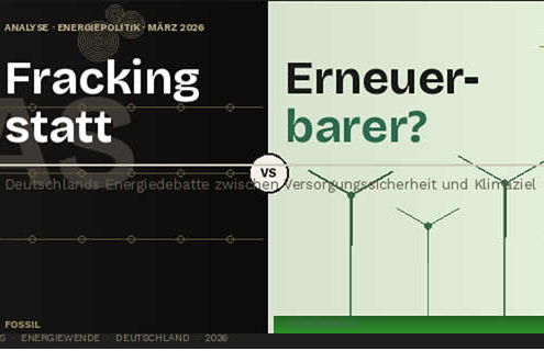 Fracking statt Erneuerbare? Deutschlands Energiedebatte nimmt eine neue Wendung
