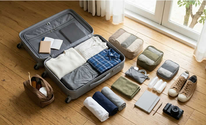Reisegepäck intelligent packen: Praktische Essentials für unterwegs
